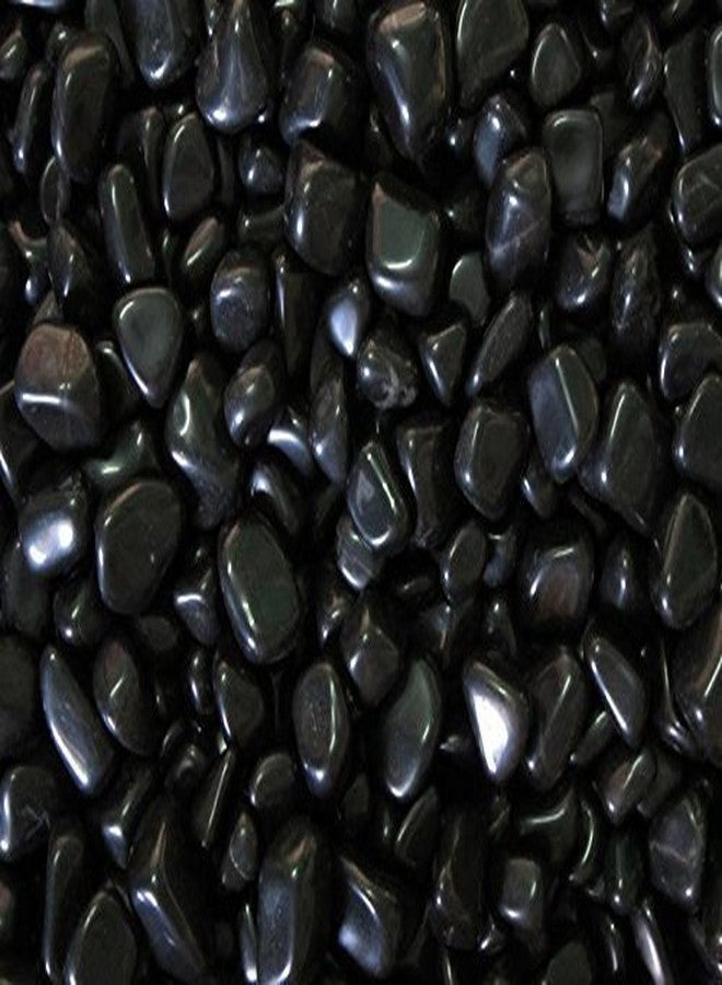 Schmick Big Black Pebbles Stones for Garden Decor, Fountain, Lawn. Fish Tank Aquarium Decorative Pebbles Stones - Home Decor Pebble Stones - Large - 30 mm to 60 mm (2.9 Kgs) - Image 2